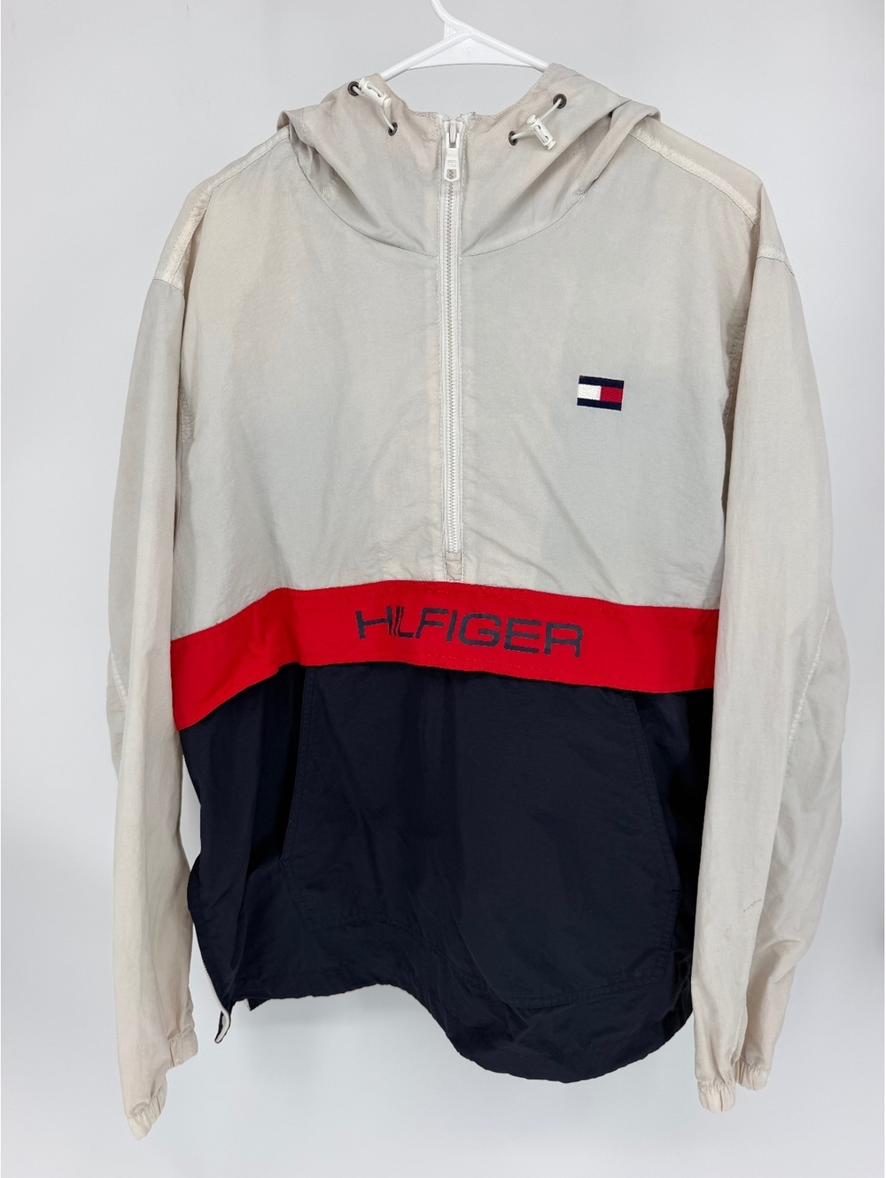 Tommy Hilfiger Water and Wind Resistant Hooded Jacket Size L